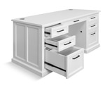 Abby 68″ Executive Desk thumbnail 2