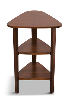 Abe Wedge Table - Tobacco