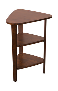 Abe Wedge Table - Tobacco