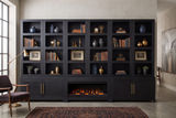 Harbor Clove Modular Library Wall With Fireplace thumbnail 2