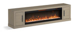 Julian 92″ Media Console With 60″ Electric Firebox thumbnail 1