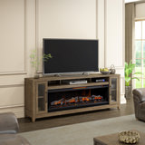 Alexander 85″  Media Mantel Electric Fireplace thumbnail 2