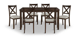Chai Dining Table With 6 Upholstered Chairs thumbnail 2