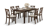 Chai Dining Table With 6 Upholstered Chairs thumbnail 1