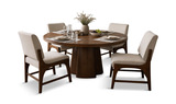 Mori 60″ Round  Dining Table With 4 Chairs thumbnail 1
