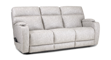 Pelican Power Reclining Sofa - Pebble