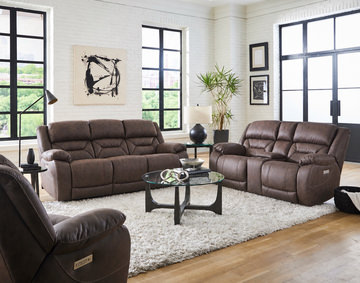 Carver Power Sofa - Walnut