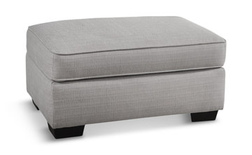 Grace Ottoman - Carmine Grey