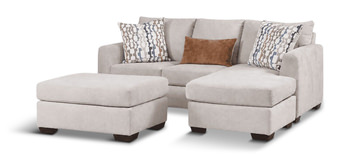 Francis Sofa with Chaise - Parchment