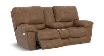 Basil Power Loveseat - Cigar