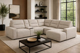 Ozzy 6 Piece Power Reclining Sectional - Left Facing Chai thumbnail 6