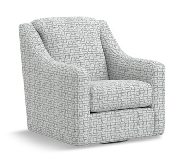 Connie Swivel Chair - Bisque