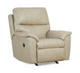 Huxley Pebble Leather Recliner thumbnail 1