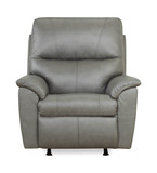 Huxley Charcoal Leather Recliner thumbnail 2