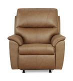 Huxley Chestnut Leather Recliner thumbnail 2
