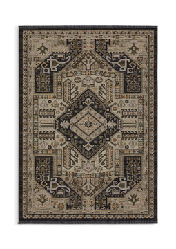 Legacy Hariz Tan/Chestnut Area Rug - 7′10″ X 10′10″