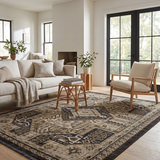 Legacy Hariz Tan/Chestnut Area Rug - 7′10″ X 10′10″  thumbnail 2