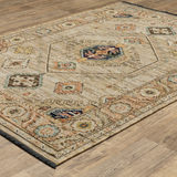 Legacy Hariz Beige Multi Area Rug - 7′10″ X 10′10″ thumbnail 2