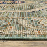 Legacy Medallion Emerald/Sky Area Rug - 7′10″ X 10′10″ thumbnail 6
