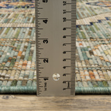 Legacy Medallion Emerald/Sky Area Rug - 7′10″ X 10′10″ thumbnail 9