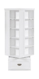 Atlantis White Swivel Bookcase thumbnail 2