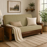 Avon Futon And Mattress with Toro Pistachio Cover thumbnail 2