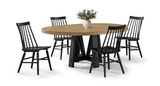 Castle Rock Round Dining Table With 4 Side Chairs thumbnail 1