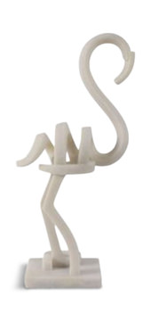 Spiral Flamingo Sculpture