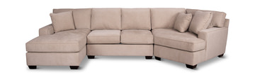 Thor 3 Piece Sectional With Chaise - Left Facing Chaise