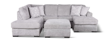 Natalie 2 Piece Sectional With Ottoman