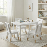 Atlantis Children’s White Table And 4 Chairs thumbnail 2