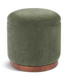 Swivel Storage II Ottoman - Olivine thumbnail 1