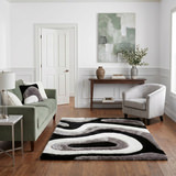 Mateos Grey/White/Blue - 8′0″ X 10′0″ Area Rug thumbnail 5