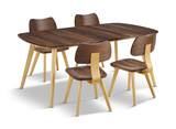 Addison 42 X 72 Table With 4 Side Chairs thumbnail 1