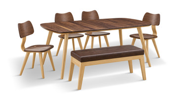 Addison Table With 4 Chairs And Bench