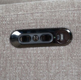 Argent Power Rocker Recliner - Mushroom thumbnail 9