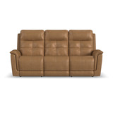 Ranger Leather Power Reclining Sofa - Oakridge  thumbnail 1