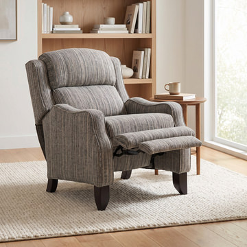 Tinley Push Back Recliner - Stone