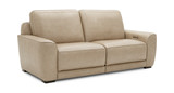 Medora Leather Power Reclining Sofa - Oat thumbnail 2