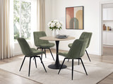 Skye Dining Table With 4 Chairs - Green thumbnail 2