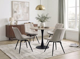 Skye Dining Table With 4 Chairs - Beige thumbnail 2