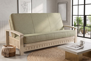 Durango Futon And Mattress With Cover - Monte Toro Pistachio