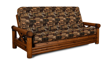Boulder Futon, 9000 Mattress With Peters Cabin Cover