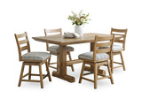 Traverse 5 Piece Counter Height Dining Table Set thumbnail 1