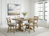 Traverse 5 Piece Counter Height Dining Table Set thumbnail 2