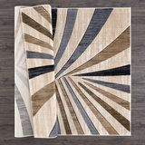 Alexia Beige/Brown/Blue 5′2″ X 7′5″ Area Rug thumbnail 5