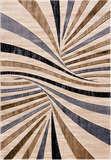 Alexia Beige/Brown/Blue 5′2″ X 7′5″ Area Rug thumbnail 1