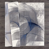 Alexia Blue/Gray/Ivory Area Rug - 5′2″ X 7′5″ thumbnail 3