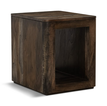 Bower Black Chairside Table