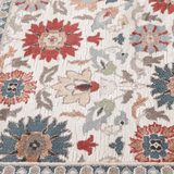 Rooted (Erin & Ben) Champagne/Multi 7′10″ X 9′10″ Flora Area Rug  thumbnail 2